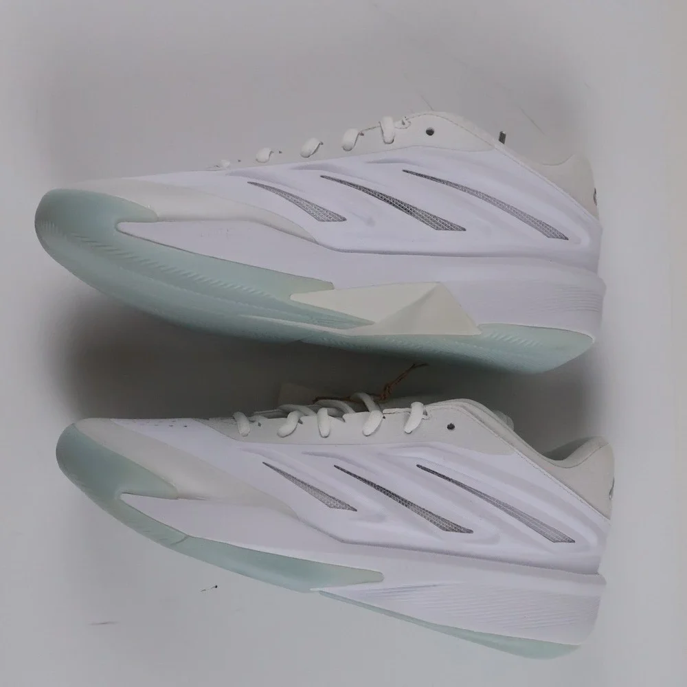 Adidas Basketball Shoes Crazy Energy White Silver 7 Mens 8 Womens NWT 130 MSRP